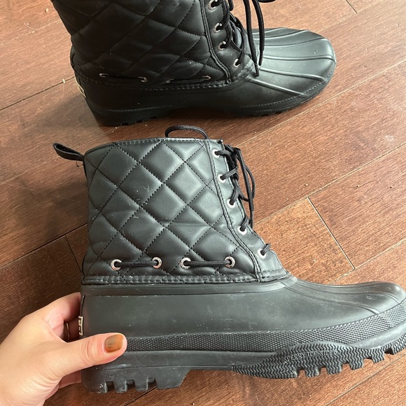 Sperry topsider black boots - Picture 3 of 10